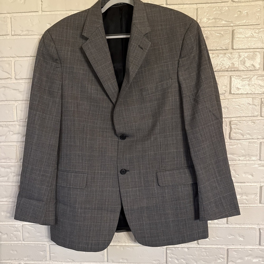 Phases Gianfranco Ruffin Men's Suit Jacket Wool Gray Sz 42R